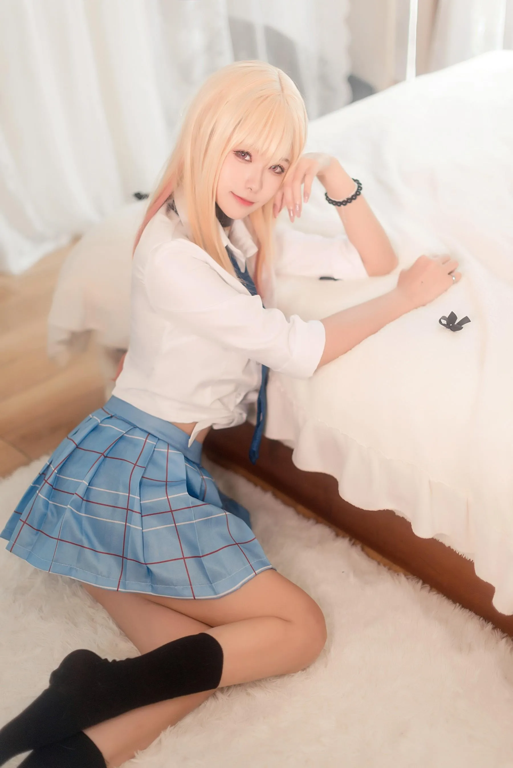 Momoko葵葵 – NO.34 喜多川海夢 黑江雫 [45P]插图6